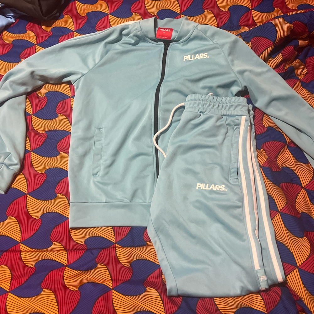 PILLARS Light Blue Tracksuit